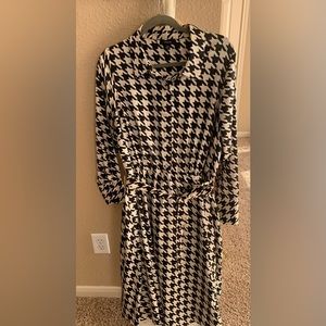 Alfani Black and White Dress